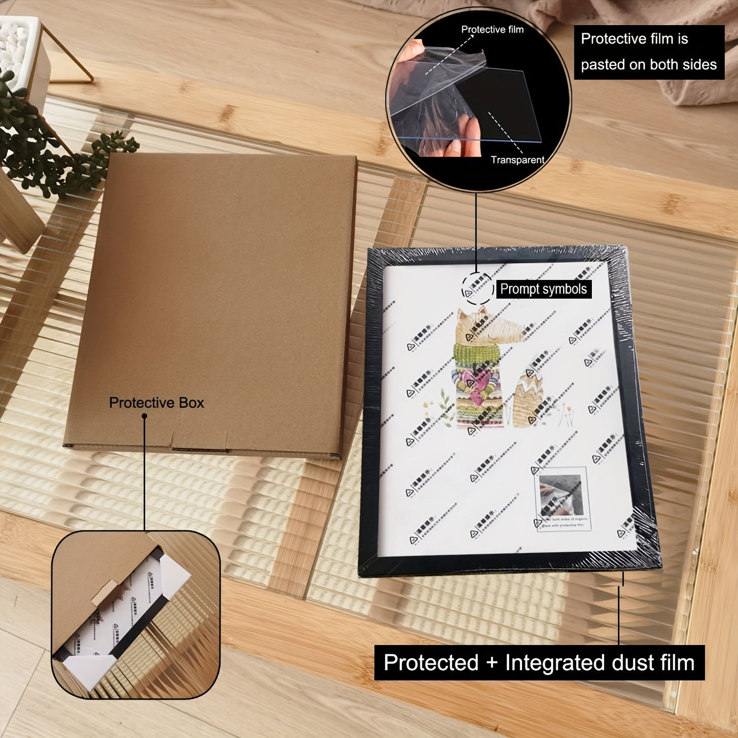TimelessWood – Cadre Photo en Bois Classique pour Souvenirs
