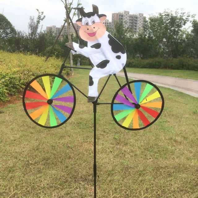 Floroux - Sculptures éoliennes animales pour vélos