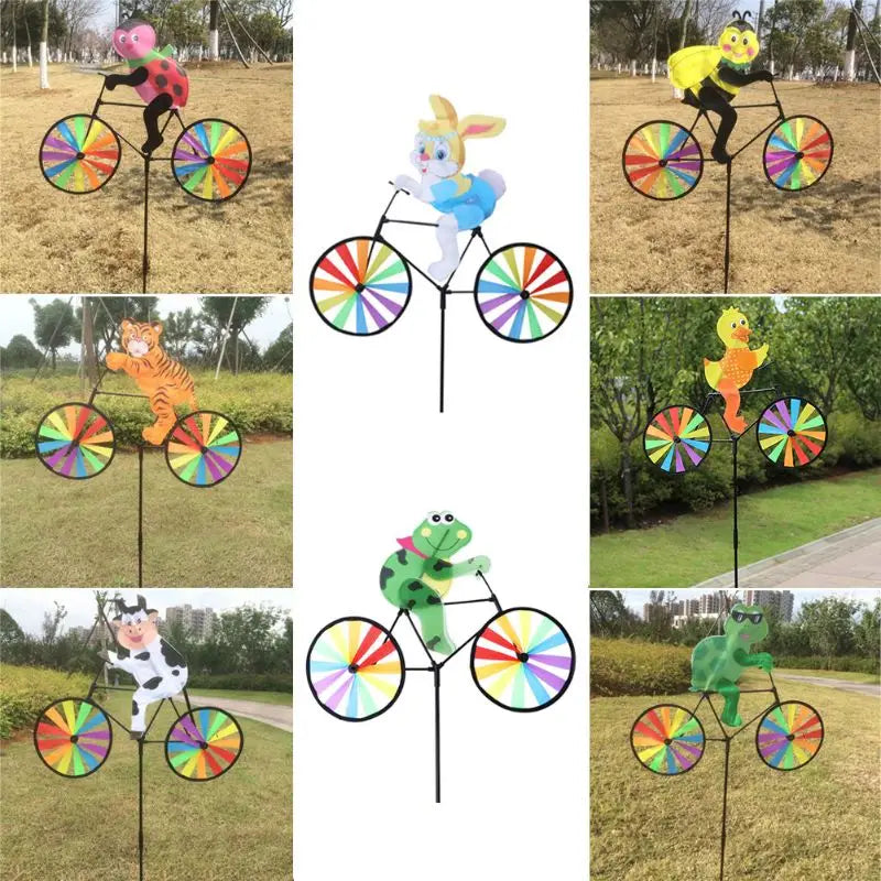 Floroux - Sculptures éoliennes animales pour vélos