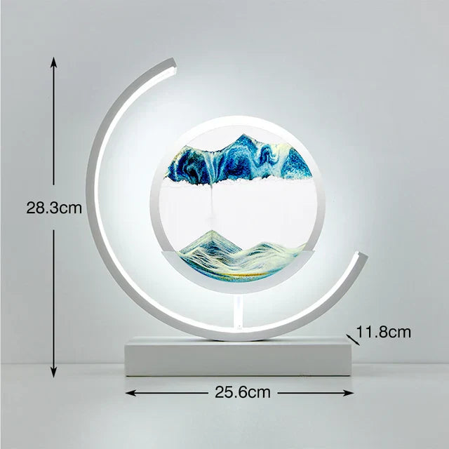 3D-LED-Lampe "Sables du Temps"