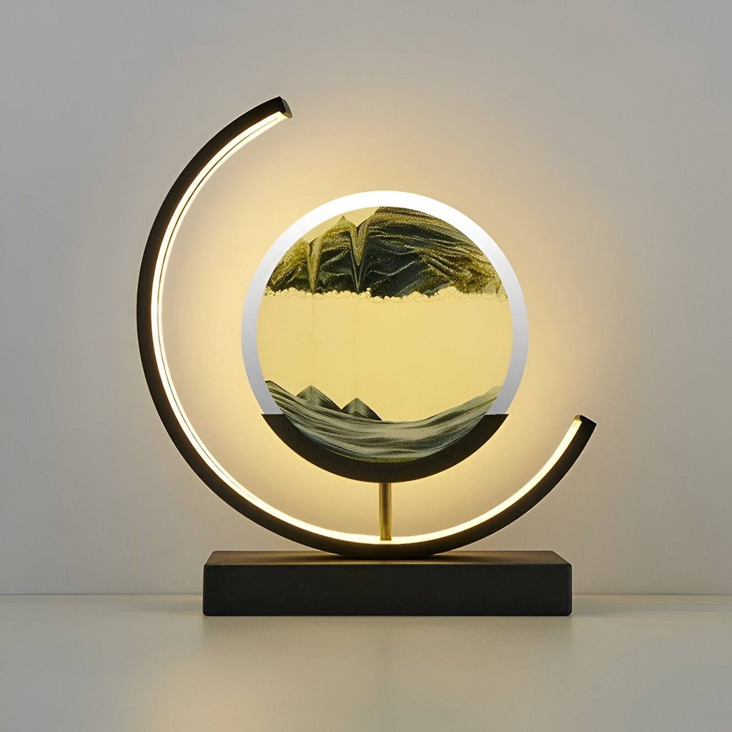Lampe à sable LED dimmable avec télécommande sans fil