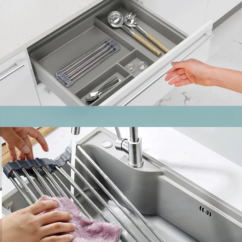 SmartDry Évier – Évier Compact Pliable pour la Cuisine