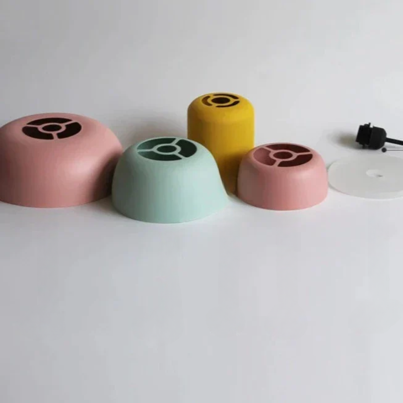 Floroux suspension | Suspension design nordique | Accent de couleur pour maison moderne