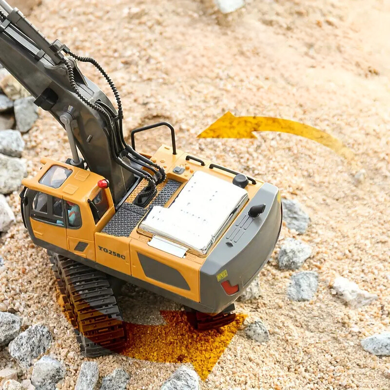 Floroux - Excavatrice télécommandée premium RC - Vivez l'aventure ultime