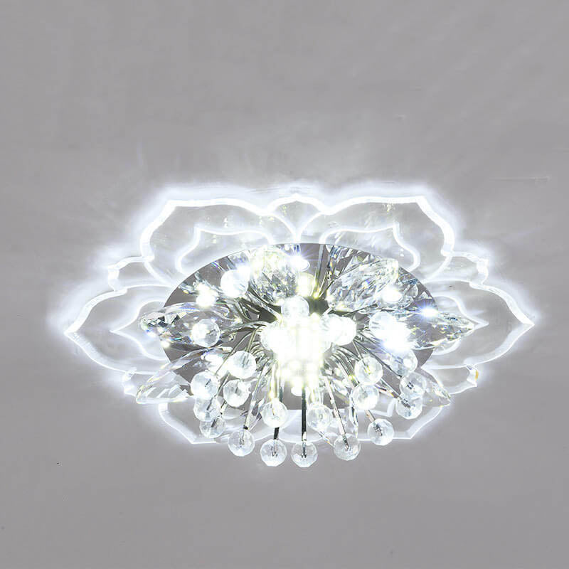 Floroux LED Crystal Ceiling Light | Flower Shape | Modern Design | Energy Saving | Decorative Lighting