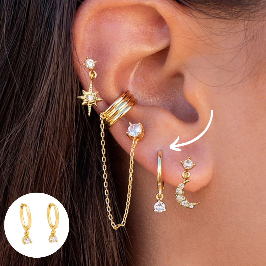 Amira Boho Boucles d'oreilles Set - Bijoux Uniques