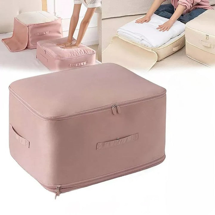 Organisateur auto-compressant ultra gain de place