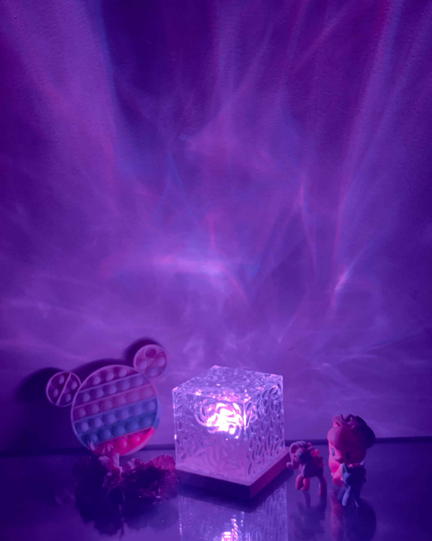 Floroux Qrismora Lampe de table LED | Sans fil | Lumière d'ambiance | Design moderne