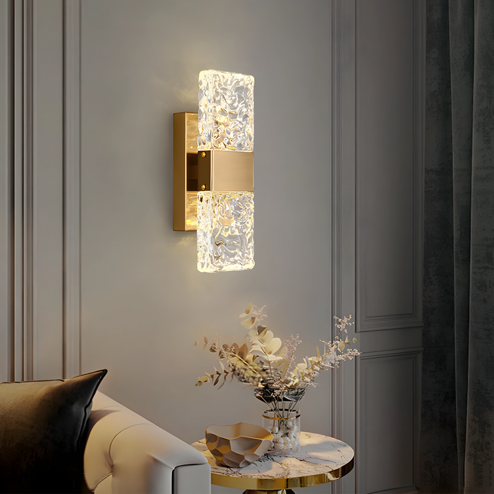 AuraCrystal – Luxe LED Applique Murale en Cristal