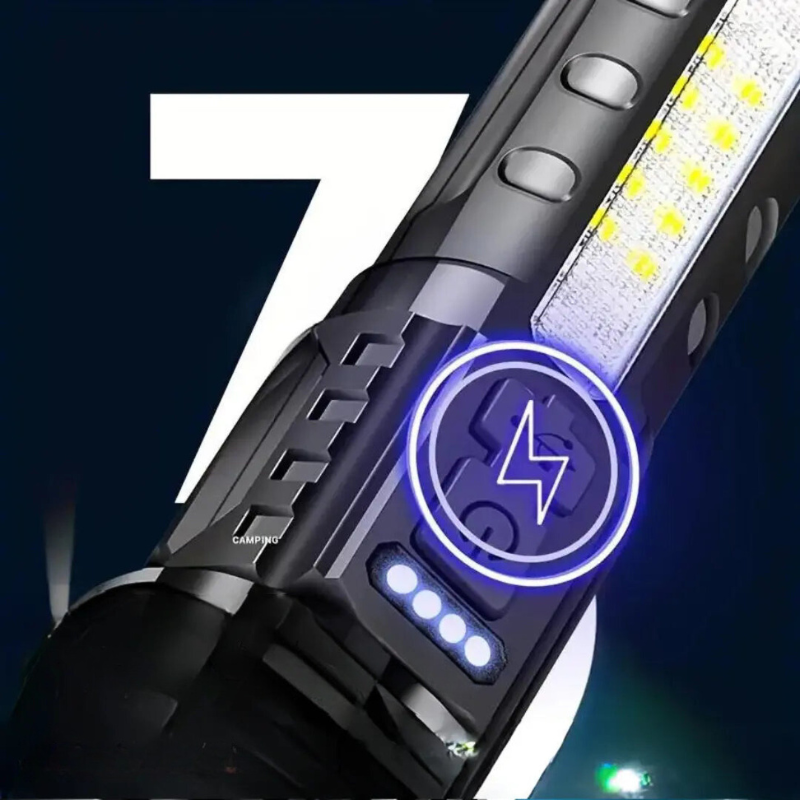 Floroux - Ultrafleece Lampe de Poche Militaire avec 5000 Lumens