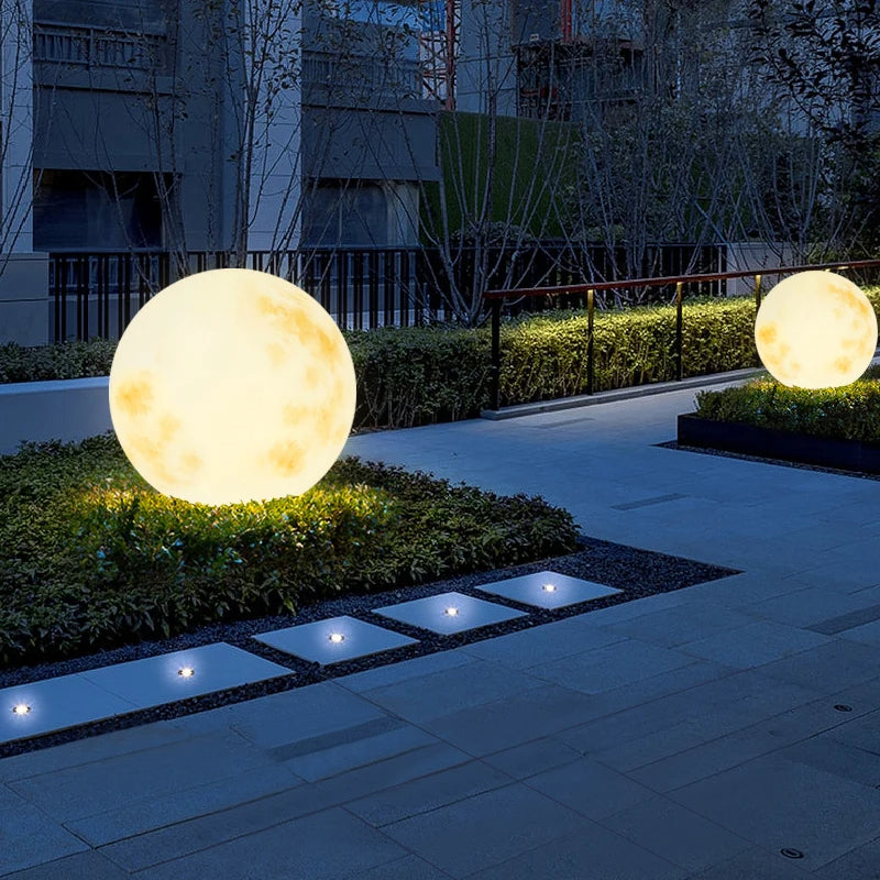 Floroux | Lampe de jardin en forme de lune