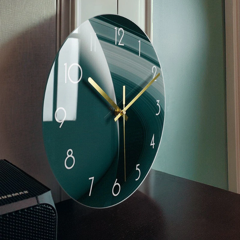 Floroux | Horloge murale stylée pour des espaces de vie créatifs