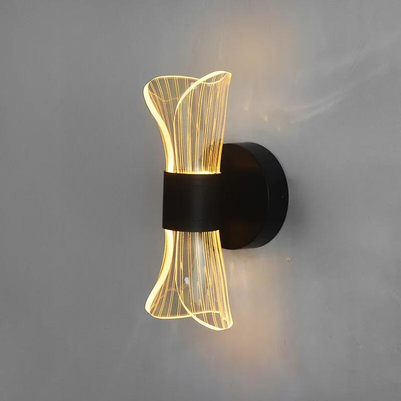 Floroux - Applique murale LED élégante au style scandinave pour espaces de vie contemporains