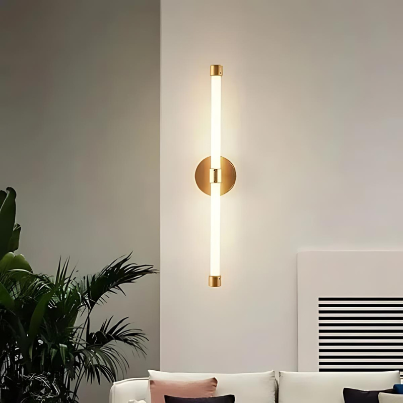 Floroux - Applique murale élégante dans un style industriel avec une lumière chaude