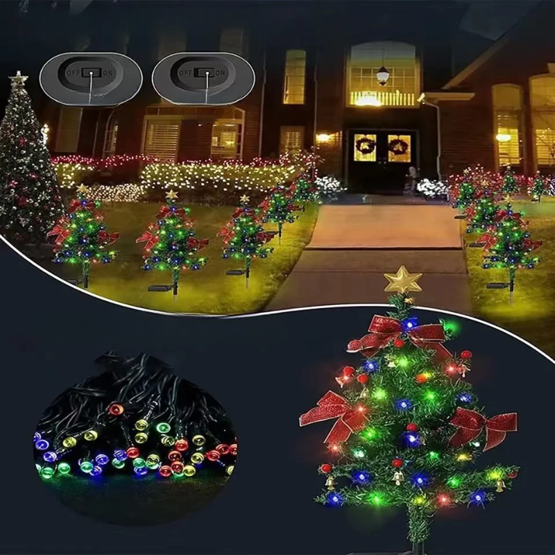Lumos Festive Glow - Éclairage de jardin solaire LED étanche