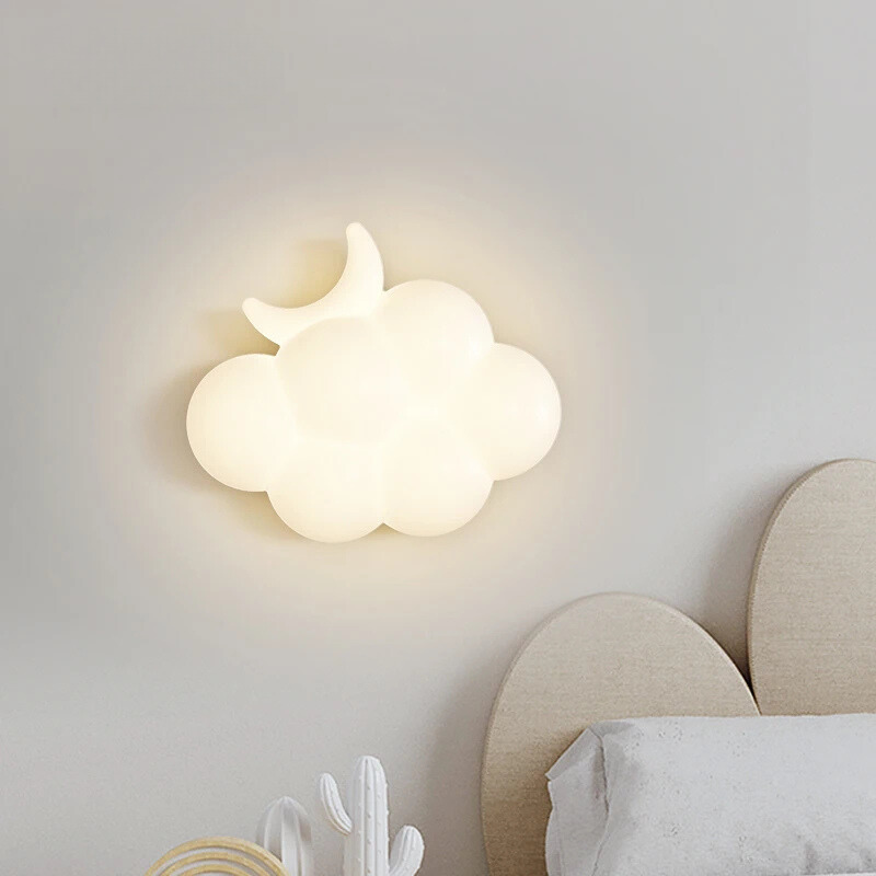 WhiteCloud Lampe – Éclairage mural LED élégant pour enfants