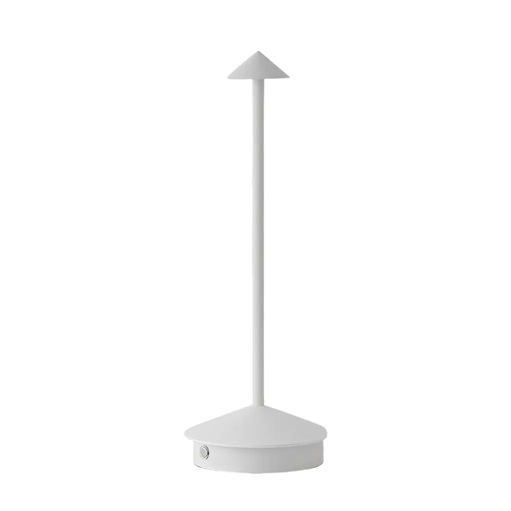 LumiGlow - Lampe de table à toucher USB en forme de champignon triangulaire avec dimmable à 3 niveaux