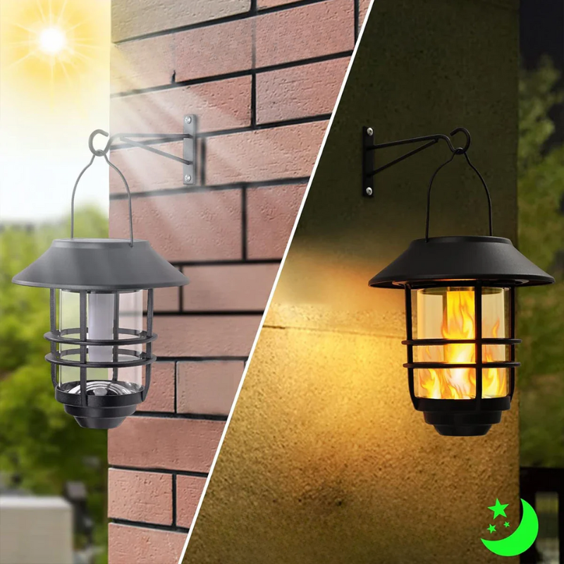 Flamma Glow - Envoûtante lampe murale solaire Set