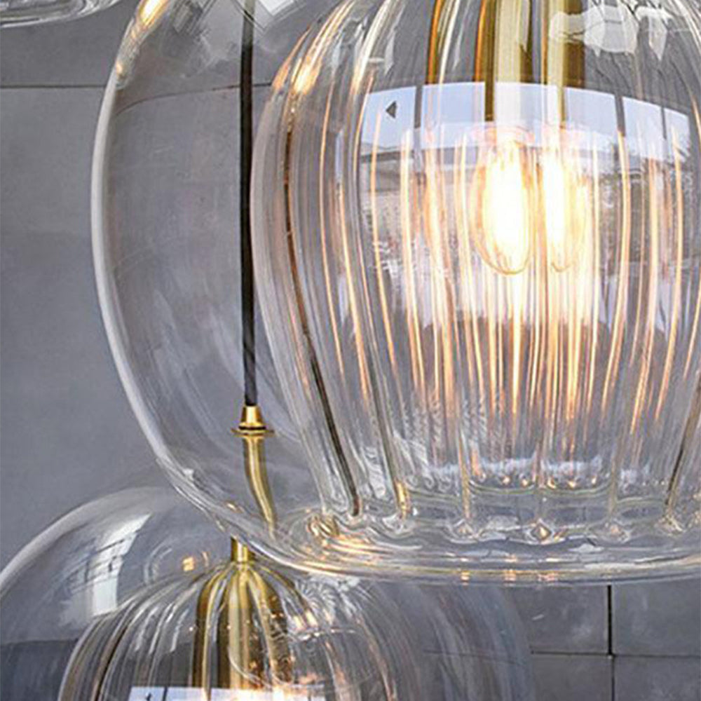 AmberGlow Pendentif - Lustre de luxe pour une ambiance chaleureuse