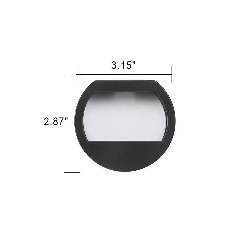 EcoGlow - Lumières de jardin solaires LED étanches, rondes et carrées