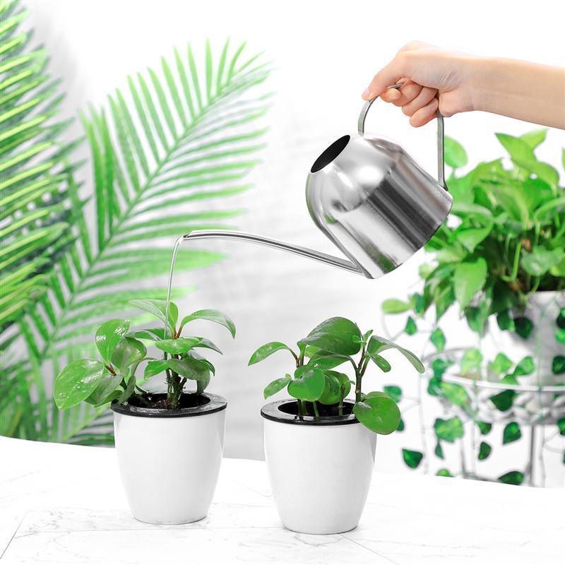 Stainless steel watering can Floroux with flexible spout | Modern design | Perfect watering | Rust resistant
