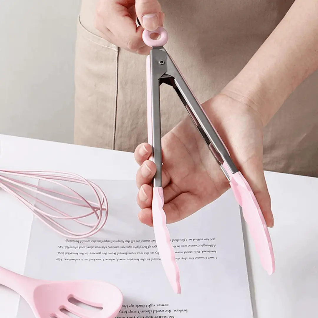 FlexiChef – Ensemble d'ustensiles de cuisine en silicone durable