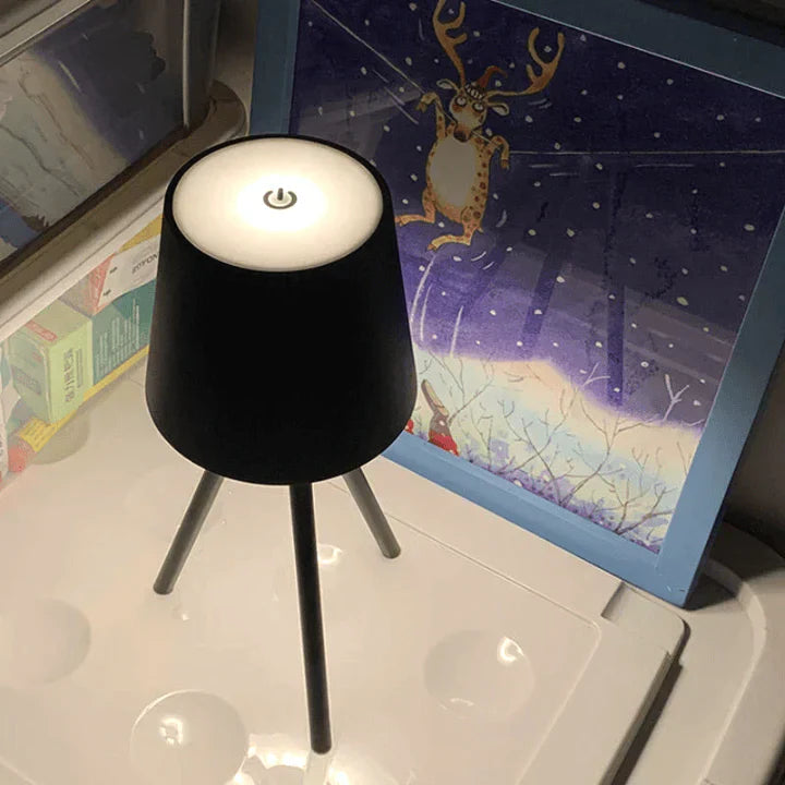 Floroux - Lampe de table LED fine et portable pour un éclairage d'ambiance à la maison