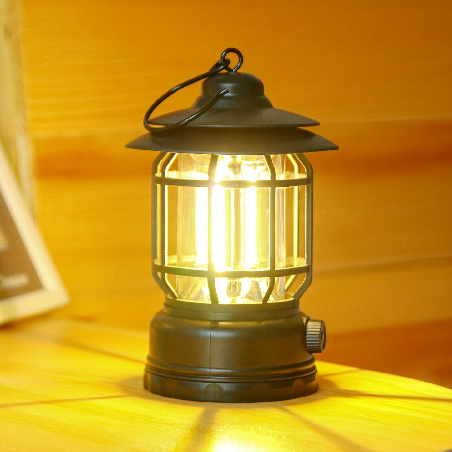 RetroGlow Lampe – Dimmable Lampe LED Rechargeable Extérieur