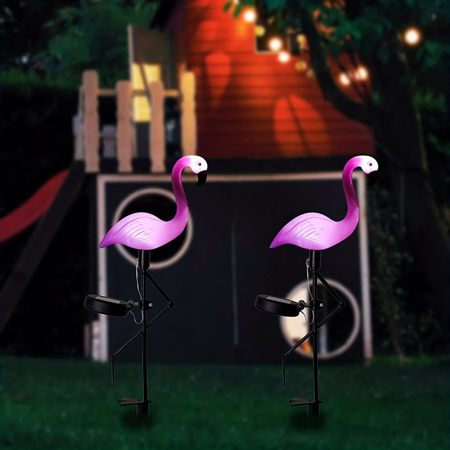 SolarFlamingo Light - Élégante lampe de jardin flamant rose à énergie solaire