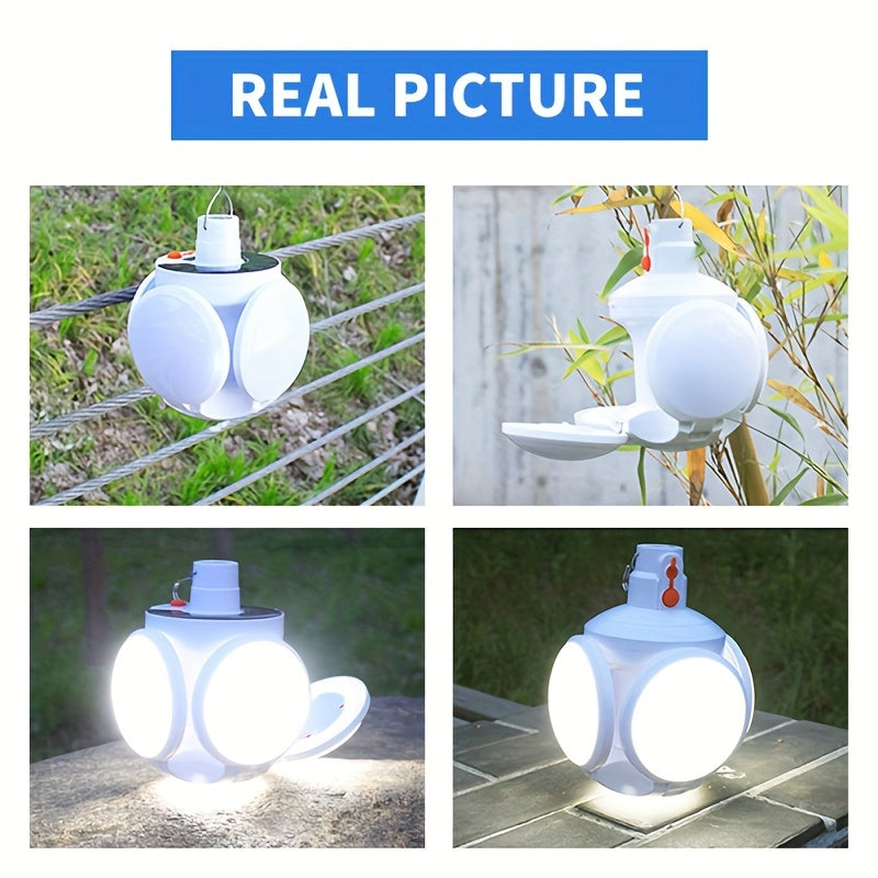 SolarFold Lampe - Lampe de camping LED rechargeable portable