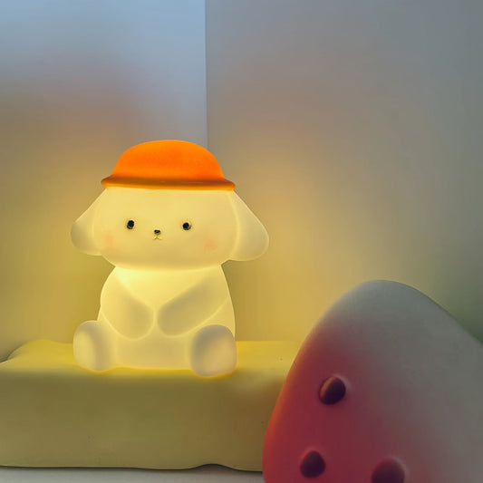 PuppyGlow Light - Petite lampe de nuit LED mignonne pour enfants