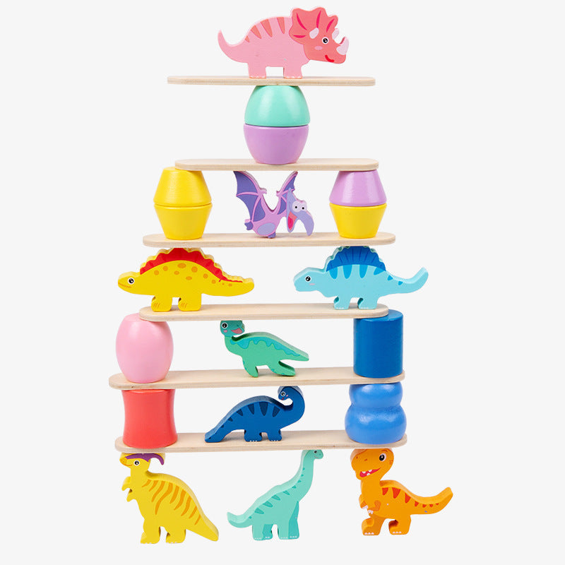 DinoStack Jeu – Jeu de Pile créatif pour Enfants