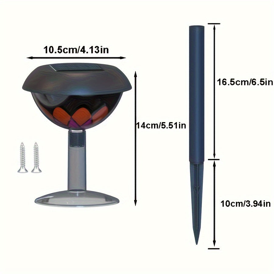 SolarBloom Light – Lampe de table à énergie solaire avec éclairage floral