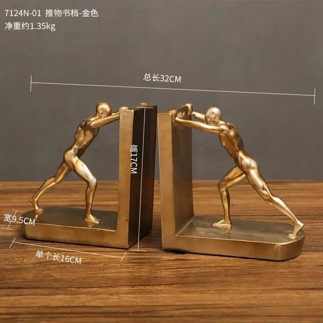 2Pcs Supports de Livres Créatifs Décor