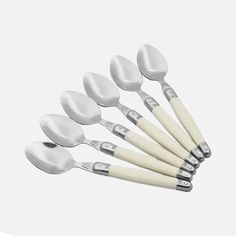 Set de couverts Laguiole couleur ivoire