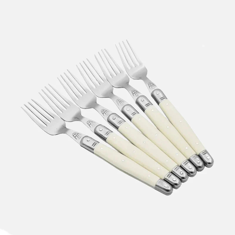 Set de couverts Laguiole couleur ivoire