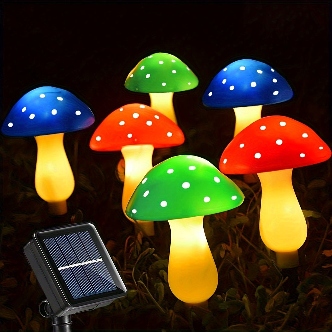 SolarGlow Lampe - Éclairage de jardin économique avec 8 modes