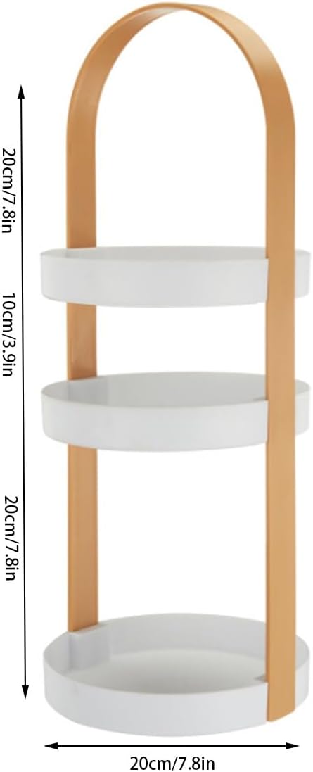 Organisateur de cosmétiques de luxe – Stockage de beauté empilable avec conception imperméable et anti-poussière
