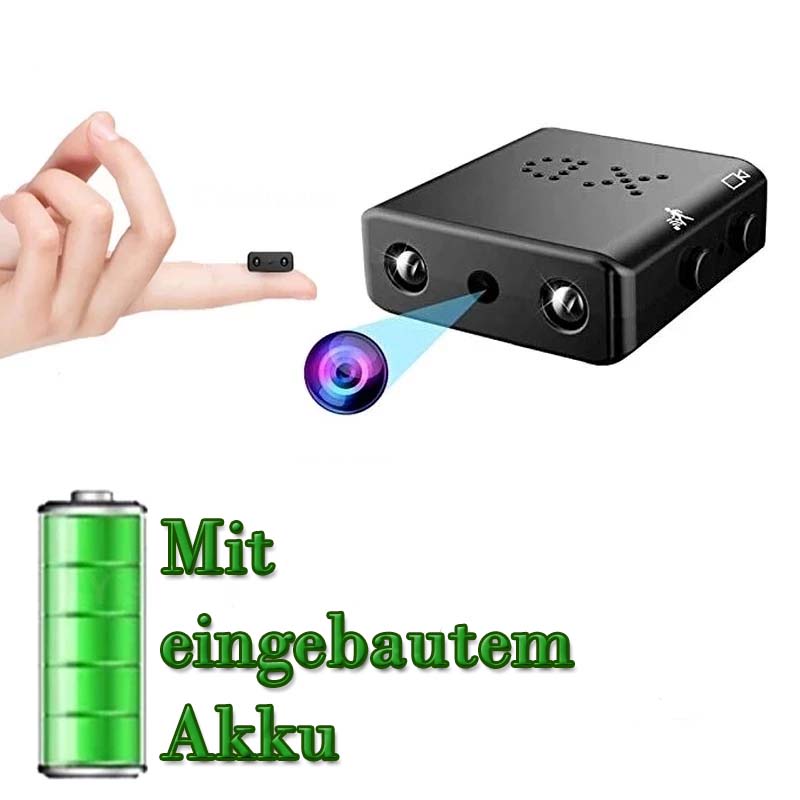 SnapCam Caméra de Sécurité Sans Fil HD 1080p – Enregistrement Clair Comme du Cristal, Vision Nocturne & Grand Angle