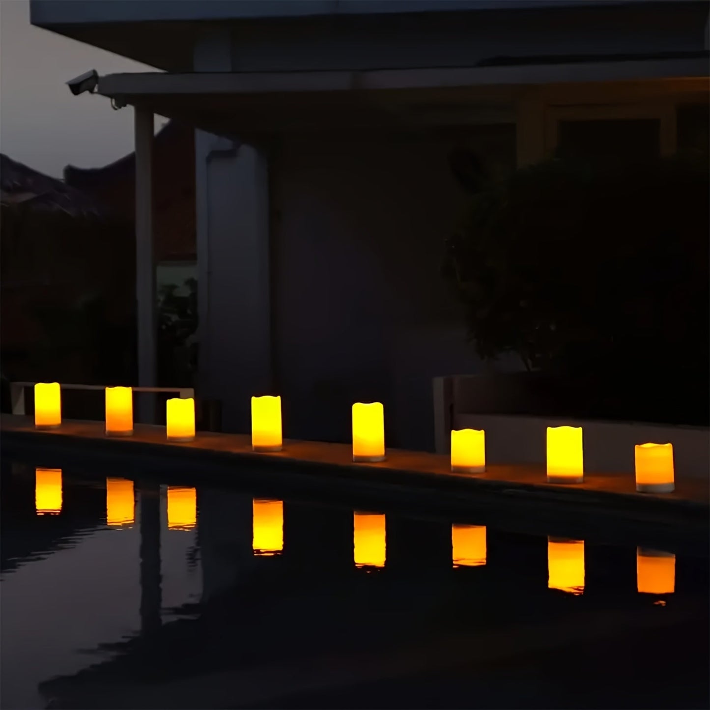 FlameFree - Ensemble de bougies LED étanches avec télécommande