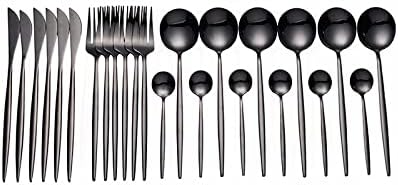 Ensemble de Couverts en Acier Inoxydable de Luxe : Dîner Élégant pour Toute Occasion
