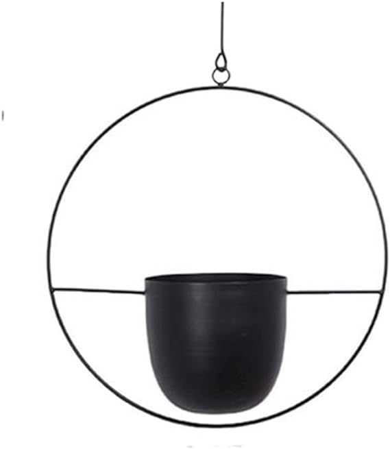 Hanging Flower Pot Floroux in Metal | Modern Plant Container | Indoor & Outdoor Decor | Space Saver & Stylish