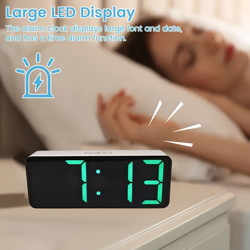 TimeGlow – Réveil LED élégant avec fonction de gradation