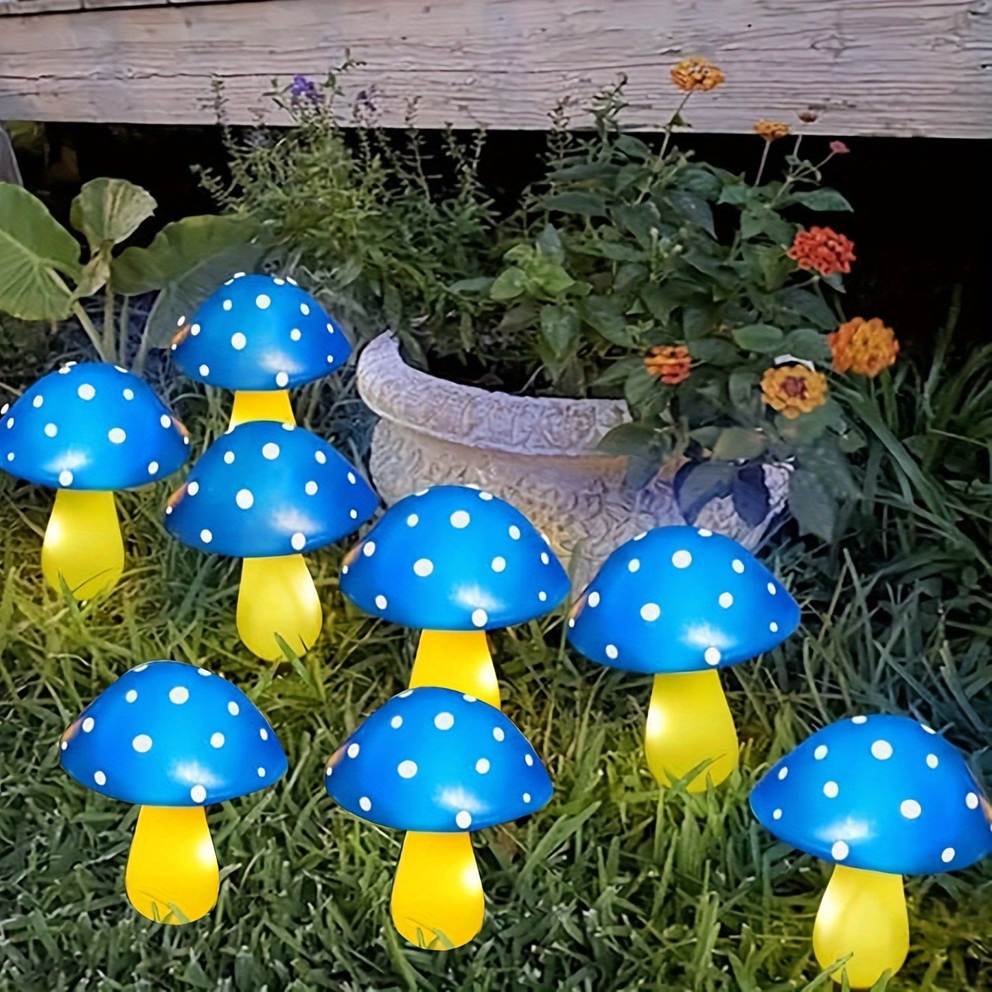 SolarGlow Lampe - Éclairage de jardin économique avec 8 modes