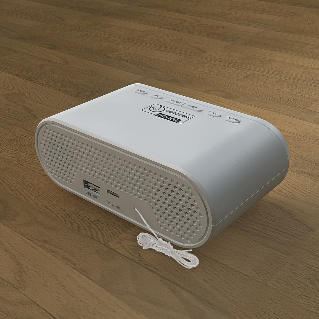 TimeGlow Réveil – Radio Numérique LED avec Snooze