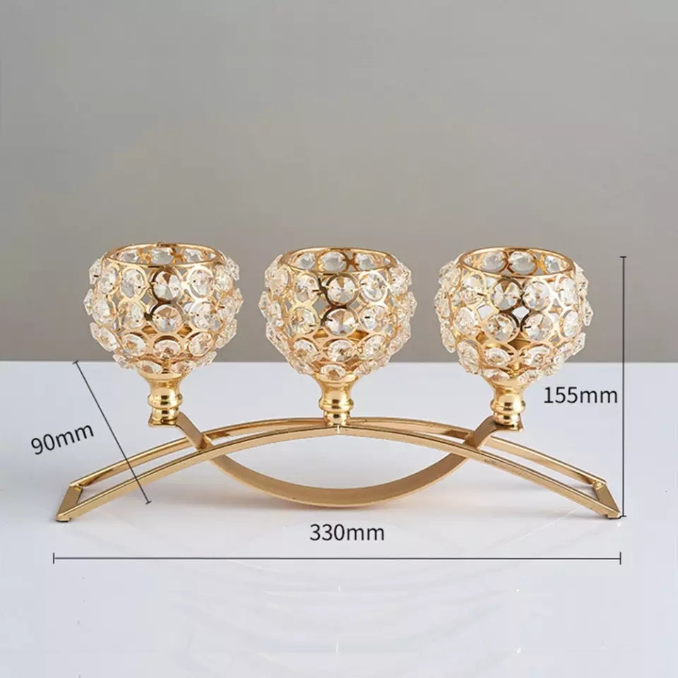3 bras de pont candélabres