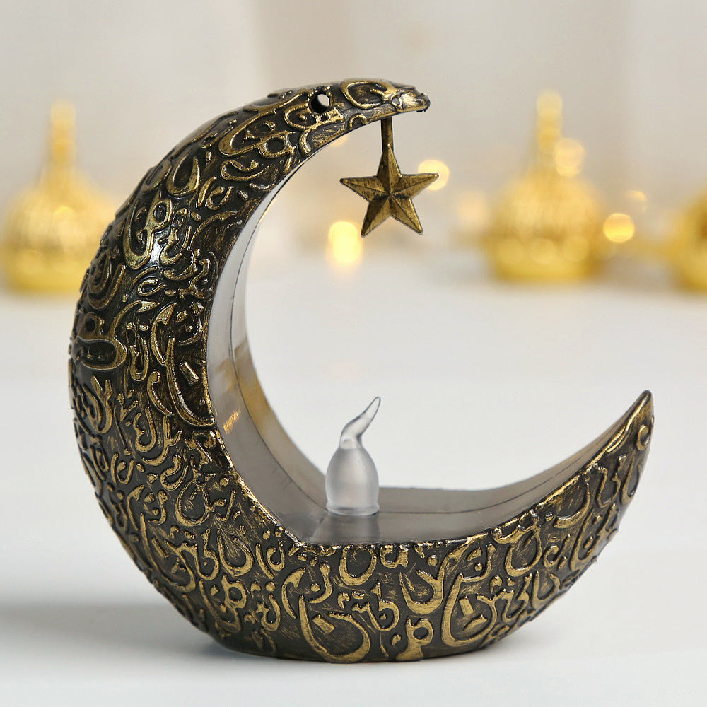 Floroux - Charmante bougie arabe lampe lune