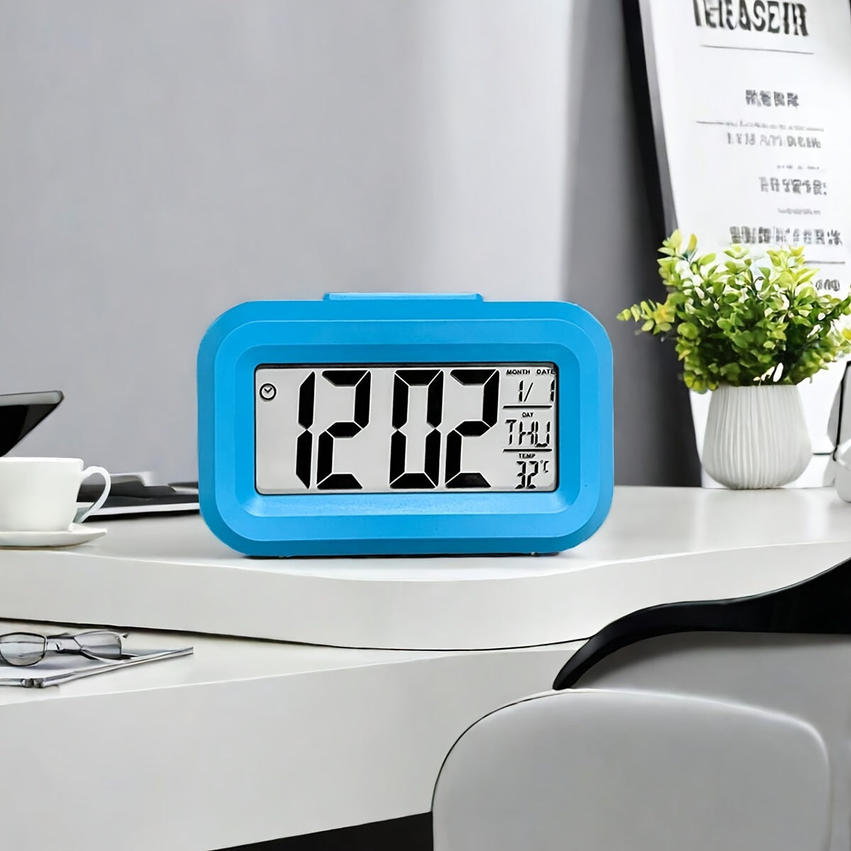 GlowClock - Réveil numérique élégant avec éclairage