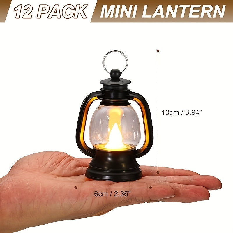 Mini lanternes LED rétro – Éclairage d'ambiance pour les fêtes