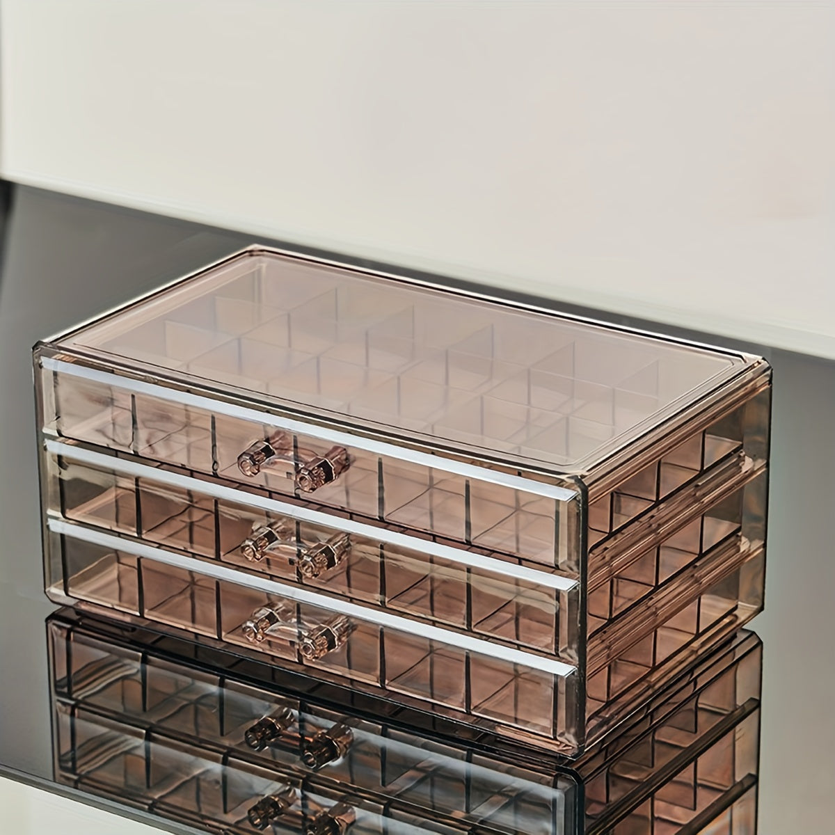 EleganceBox - Organisateur de bijoux de luxe avec 72 compartiments